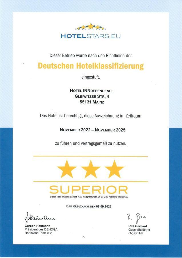Hotel Inndependence Mainz Bagian luar foto